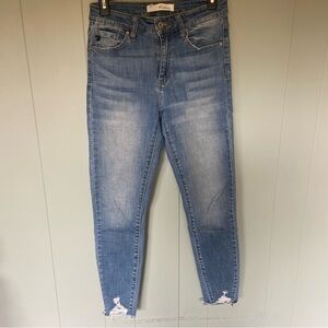 KanCan Raw Hem Skinny Jeans